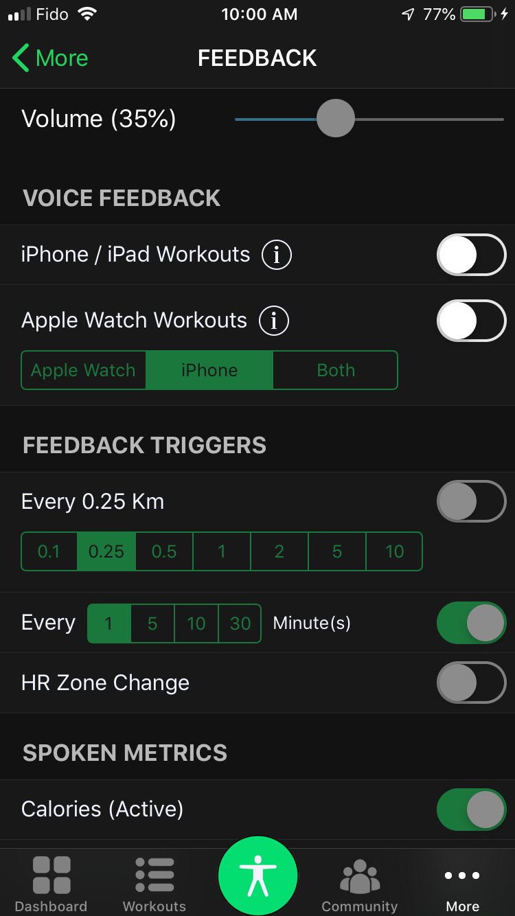 Apple watch workout voice feedback new arrivals