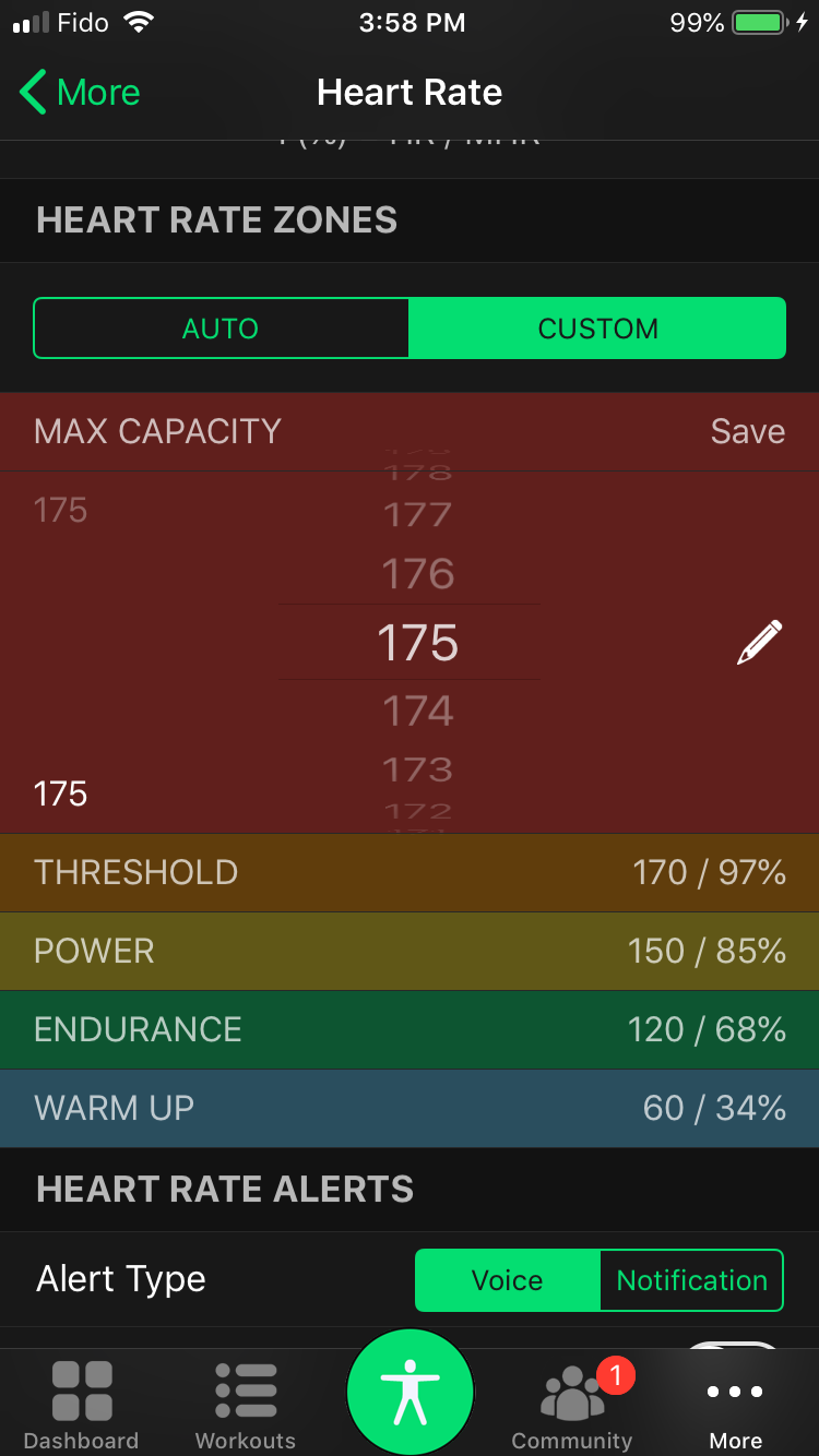 Personalized Heart Rate Zone Training