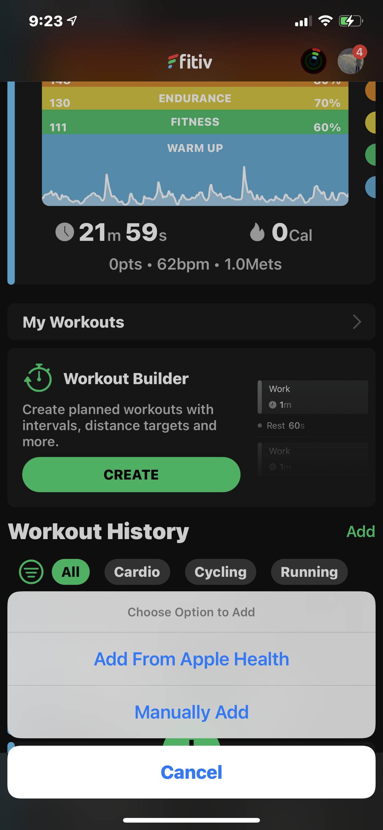 Apple fitness app not showing 2024 workouts